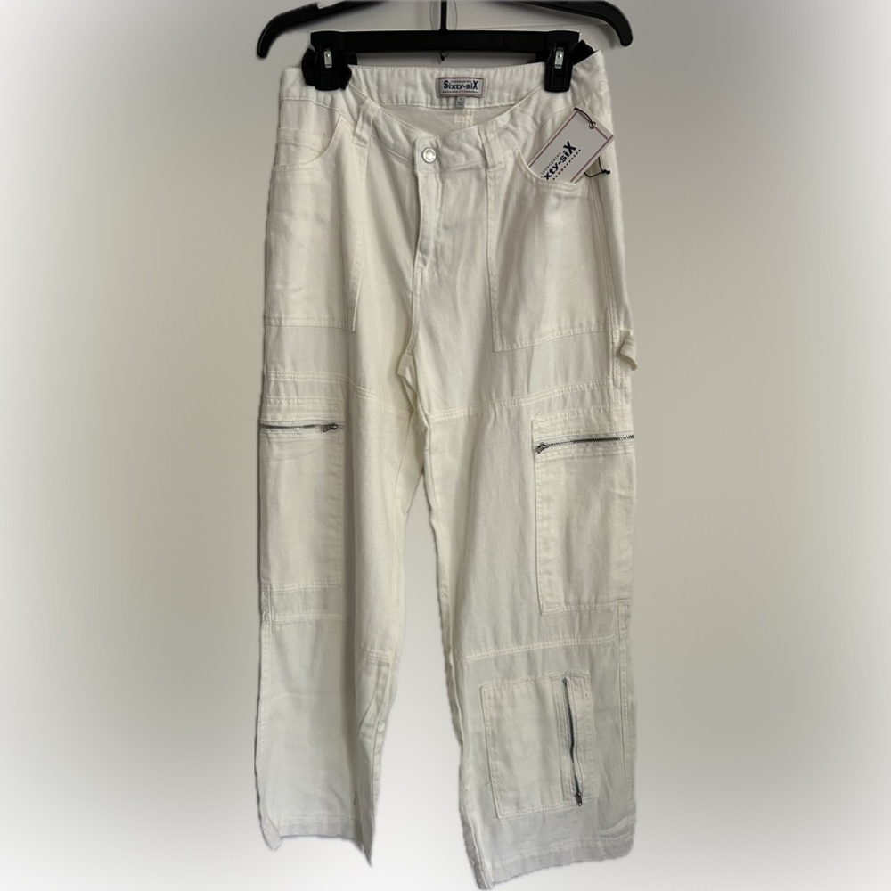 NWT Los Angeles Sixty-Six Carpenter Grunge-Skater Pants Size 9 Wider Leg